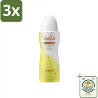 Zwitsal 3 x Deodorant Original 100 ml - Grootverpakking - Deodorant - Deodorant Spray - Fris Geur - Huidvriendelijk Deodorant - Zonder Alcohol