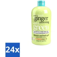 Treaclemoon 24 x – Douchegel – One Ginger Morning – 500 ml - Gemberdouchegel - Energieboost - Verfrissende Douchegel - Zachte Douchegel - Hydraterende Douchegel