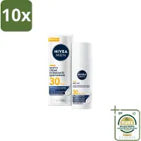 Nivea 10 x MEN – Gezichtscrème – Sensitive, Gevoelige huid, SPF30 – 50 ml - Grootverpakking - Koffie - Koffiezetapparaat - Koffiezetapparaat