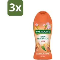 Palmolive 3 x – Douchegel – Skin Radiance Papaya Peach – 250 ml - Koffiezetapparaat