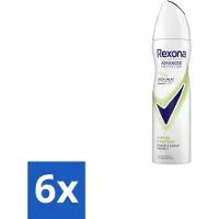 Rexona 6 x Deodorant Spray Advanced Protection Stress Control 150 ml - Anti-transpirant Spray - Stress Control - Zweetbeheersing - Frisse Geur - Body Heat Activatie