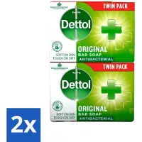 Dettol 2 x - Zeeptablet - Origineel - Antibacterieel - 2x 100g Zeeptabletten - Handzeep - Antibacterieel - Hygiëne - Handwas - Zeeptablet