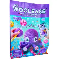 Geronimo Games MY WOOLEASE - HAAKPAKKET - CROCHET KIT - CORALINE THE OCTOPUS - DIY - VANAF 12 JAAR OUD -