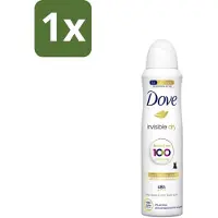 Dove 1 x - Deodorant - Spray Invisible Dry - Onzichtbare bescherming - 250 ml - Onze Zichtbare Vlekken - Onzichtbare Frisheid - Deodorant Spray - Zweet En Geur Bescherming - 250 Ml Deodorant