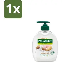 Palmolive 1 x Handzeep Naturals Amandel Melk 300 ml - Handzeep - Handen Reinigen - Handen Verzorgen - Amandelmelk - Aloë Vera