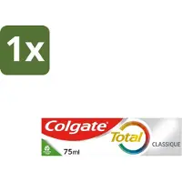 Colgate 1 x - Total Classic - Tandpasta - 75ml - Tandpasta - Mondhygiëne - Tandplak - Tandsteen - Gaatjes