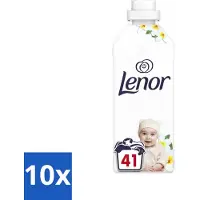 Lenor 10 x - Wasverzachter - Gevoelig - Milde Geur - 41 Wasbeurten - Wasverzachter - Gevoelige Huid - Hypoallergenisch - Frisheid - Zachtheid