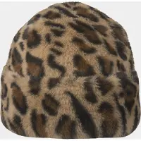 Hatland Eliana - Muts voor dames van imitatie bont - Luipaard - Assorti - One size
