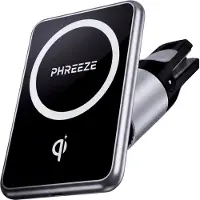 Phreeze CH02V 15W QI - Telefoonhouders Auto Magnetisch - Telefoonhouder Auto Ventilatie - Draadloze Autolader - Draadloos Opladen 15W - Geschikt voor MagSafe Autohouder