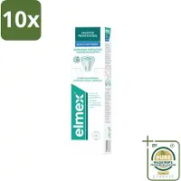 Elmex 10 x Tandpasta Sensitive Professional Gentle Whitening 75 ml - Grootverpakking - Gevoelige Tanden - Tandpasta Whitening - Pro-Argin - Tandgevoeligheid - Tandpasta Voor Gevoelige Tanden