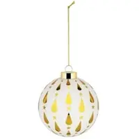 Alessi Delight kerstbal D9cm goud