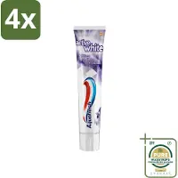 Aquafresh - Tandpasta - Whitening - Stralend Witte Tanden - 100 ml - Voordeelverpakking - 4 stuks - Stralende tanden - Tanden reinigen