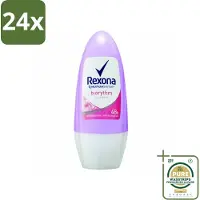 Rexona - Biorythm - Deo Roll-on - Anti-transpirant - Anti-perspirant - 50 ml - Voordeelverpakking - 24 stuks - Deodorant - Biologisch ritme