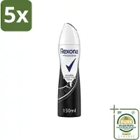 Rexona 5 x - Invisible Diamond - Deodorant Spray - Anti-perspirant - 150 ml - Grootverpakking - Anti-perspirant - Deodorant Spray - Zweetbescherming - Vlekkenbescherming - Frisheid
