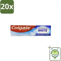 Colgate 20 x - Advanced White - Tandpasta - 100ml - Grootverpakking - Tandpasta - Witte Tanden - Vlekverwijdering - Tandbederf - Gaatjes