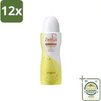 Zwitsal Deodorant Original 100 ml - Voordeelverpakking - 12 stuks - Huidvriendelijk - Deodorant spray