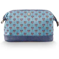 Pip studio Toilettas Bags Cooper Cosmetic Purse Large Jaipur Flower Blue 26x12x18cm