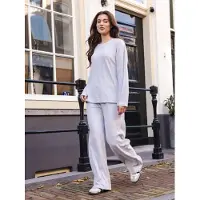 Rebelle Pyjama 'Grey Harmony' lichtgrijs