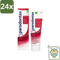 Parodontax - Tandpasta - Original - Versterkt Tandvlees & Verwijdert Tandplak - 75 ml - Voordeelverpakking - 24 stuks - Tandplak - Tandvleesontsteking