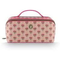Pip studio Toilettas Cyrille Cosmetic Bag Medium Jaipur Flower Sand-Pink