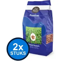 Deli Nature 2x - Premium gepelde pinda's 3kg - Vogelvoer - 3 kg