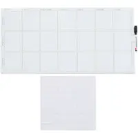 HEMA Whiteboard met beschrijfbare magneten 60x29.5cm week