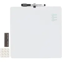 HEMA Whiteboard met marker en magneten 30x30cm blanco