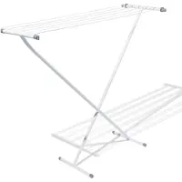 HEMA Droogrek 111x32cm Smal Metaal Wit