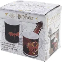 Stor Harry Potter, Keramische Mok 325 ml met Kleurverandering, Wit / Zwart