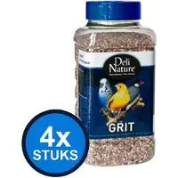 Deli Nature 4x - vogelgrit 1,2kg - Vogelvoer - 1.2 kg