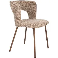 Housecraft living Chelsea Eetkamerstoelen Bruin - Set van 2