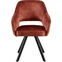 Benoa Eetkamerstoel Emilie Adore 24 Terracotta - eetkamerstoelen set van 2