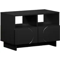 vidaXL Tv-meubel 60 x 34.5 x 40 cm Zwart Bewerkt hout