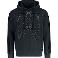Black premium by emp Trui met capuchon - Skull & Bones - S tot XXL - voor Mannen - zwart - Maat XL
