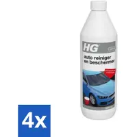 Hg 4 x Autoreiniger en Beschermer 950 ml - Autoreiniger - Autowas - Autobescherming - Wax - Glans