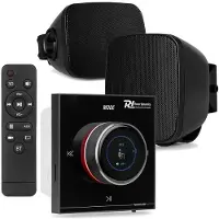 Power Dynamics BD30B outdoor speaker set met B50B inbouw versterker - IPX5 waterdicht - 2x 25W