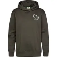 Petrol Industries hoodie met backprint - donkergroen Sweater Backprint - maat 176