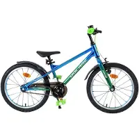 Volare Chrome Kinderfiets - Jongens - 18 inch - Blauw Groen