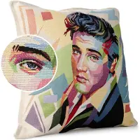 ANRO Elvis Presley Sierkussen 45x45 cm - Jacquard gobelin