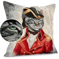 ANRO Officier Sierkussen 45x45 cm - Jacquard gobelin