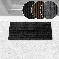 ANRO Deurmat Mischa Zwart 80x40cm – Schoonloopmat Antislip Rubber