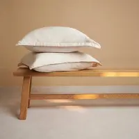Coco & Cici - TENCEL - Twill Kussensloop Beige - 1 kussensloop 50x90