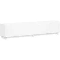 vidaXL TV-meubel 180 x 34,5 x 40 cm Wit Bewerkt hout