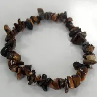 Ancient Wisdom 3 x Chipstone Armband - Tijgeroog