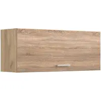 Vicco Hangkast R-Line, Sonoma/Goudkleurig Eiken, 100 cm Plat