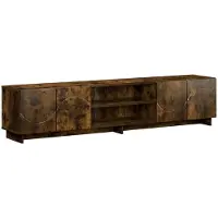 vidaXL Tv-meubel 180 x 34,5 x 40 cm Gerookt eiken Bewerkt hout