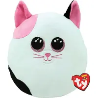 TY 39222 Pluche knuffel, kussen, Squsih-A-Boos - Kat Muffin, 20 cm
