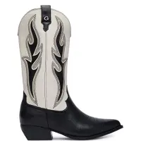 GUESS Cowboylaarzen 'Largena' zwart
