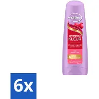 Andrélon 6 x Conditioner Levendige Kleur 200 ml - Kleurvervanging - Haarkleur Beschermen - UV-filter - Hibiscus-extract - Levendige Kleur
