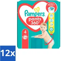 Pampers – Luierbroekjes – Baby Dry Pants Maat 4 – 25 Luiers - Voordeelverpakking - 12 stuks